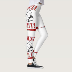 Red Buzz Off Leggings