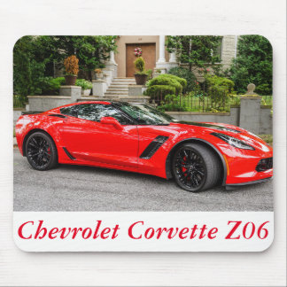 Red C7 Chevrolet Corvette Mouse Pad