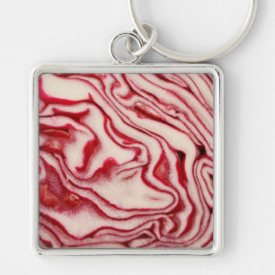 Red cabbage key ring