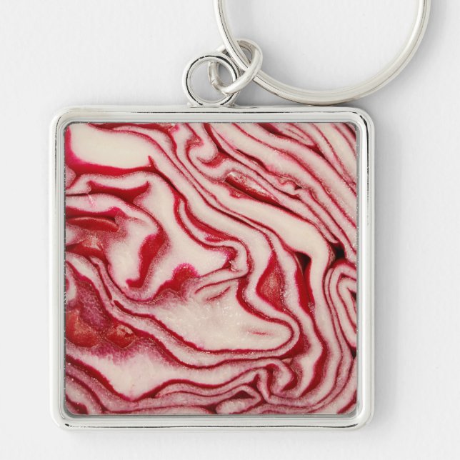 Red cabbage key ring (Front)