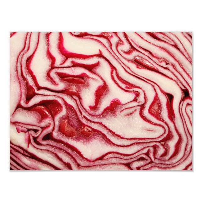Red cabbage photo print (Front)