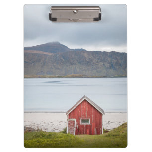 Red Cabin Ramberg Lofoten Clipboard