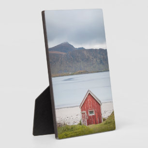 Red Cabin Ramberg Lofoten Plaque
