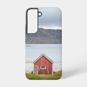 Red Cabin Ramberg Lofoten Samsung Galaxy Case