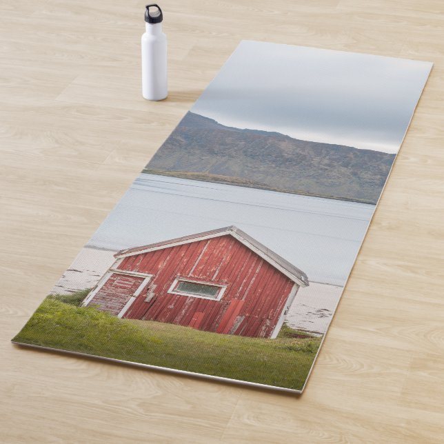 Red Cabin Ramberg Lofoten Yoga Mat (In Situ)