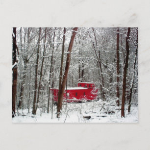 Red caboose,Christmas cards