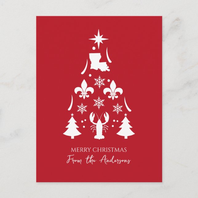 Red Cajun Holiday Christmas (Front)