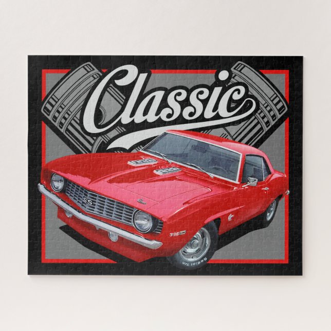 Red Camaro Jigsaw Puzzle (Horizontal)
