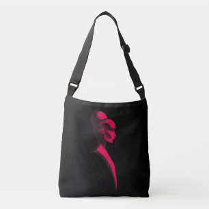 Red Cameo Crossbody Bag