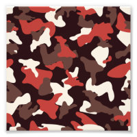 Red camo camouflage army pattern