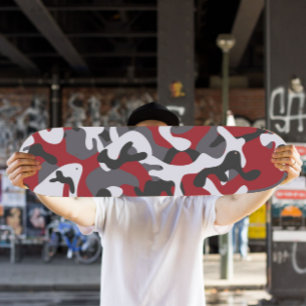 Red Camo Skateboard Camo Skateboard