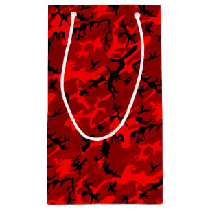 Red Camo Small Gift Bag