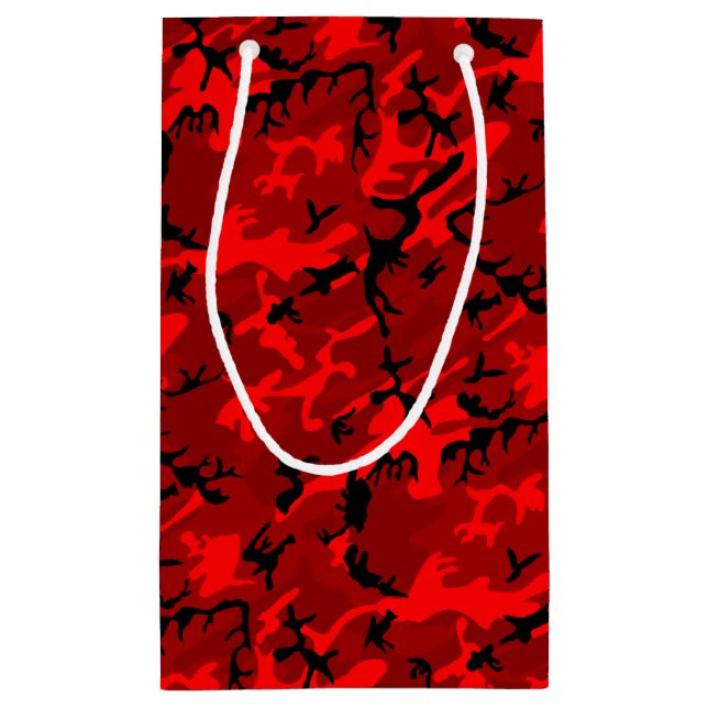 Red Camo Small Gift Bag (Back)