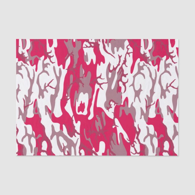 Red Camo Tissue Paper (Front)