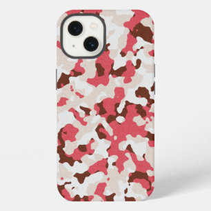 Red camouflage pattern Case-Mate iPhone case