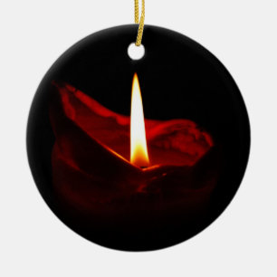 Red Candle Ornament