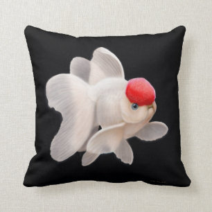 Red Cap Oranda Goldfish Pillow