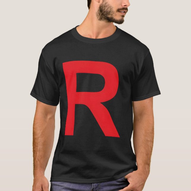 Red Capital R Gamers T-Shirt (Front)