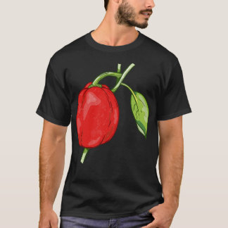 Red capsi Pepper Vector T-Shirt