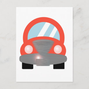 Red Car Postcard