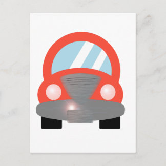 Red Car Postcard