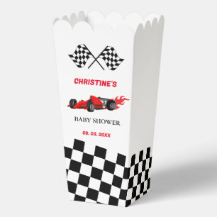Red Car Race Baby shower Favour Box