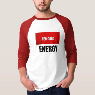 Red Card Energy Football T-Shirt
