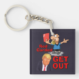Red Carded Keychain