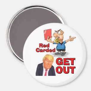 Red Carded Magnet