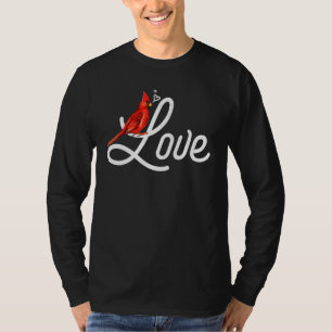 Red Cardinal Bird Bird Watcher Love Red Cardinal B T-Shirt