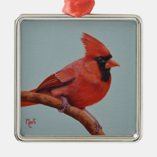 Red Cardinal Bird Christmas Ornament