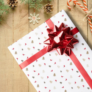 Red Cardinal Bird Christmas Wrapping Paper