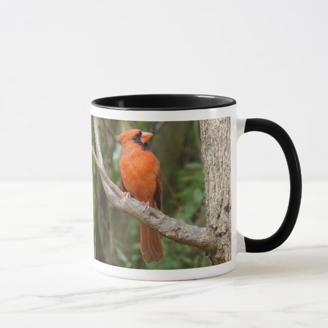 Red Cardinal Bird Mug (Right)