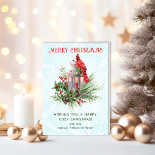 Red Cardinal Christmas  Card