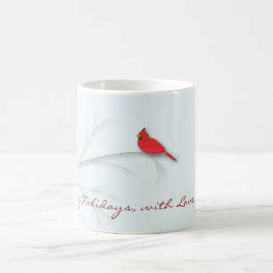Red Cardinal Editable Mug