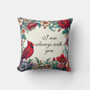 Red Cardinal Gifts Sympathy Keepsake Memorial Cushion