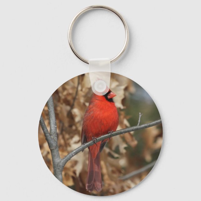 Red Cardinal Key Ring (Front)