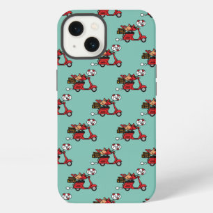 Red Cardinal Lovers on Scooter iPhone 13 Case