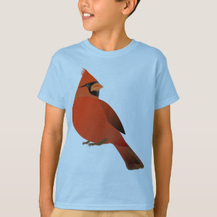 Red Cardinal Male Bird T-Shirt