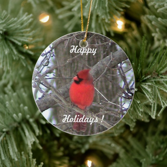 Red Cardinal Ornament (Tree)