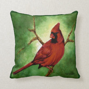 Red Cardinal Pillow