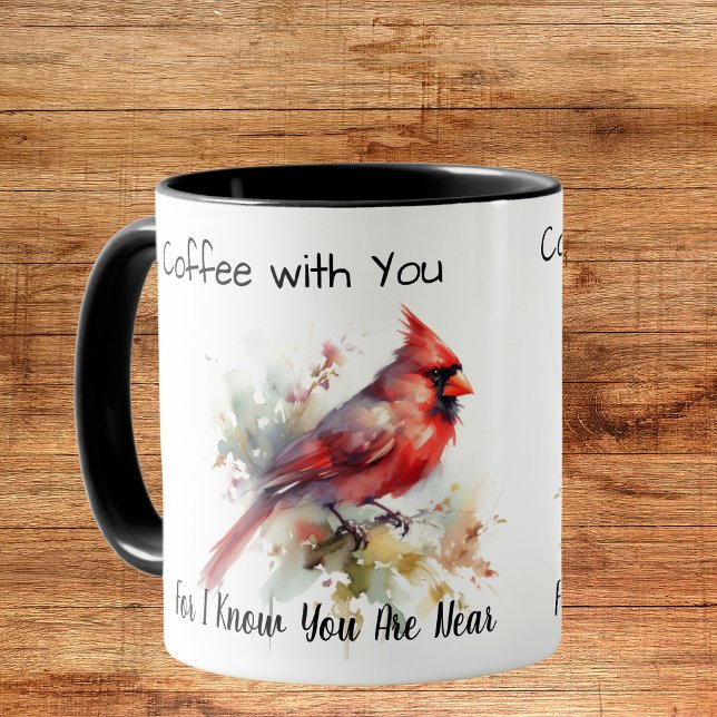 Red Cardinal ''Sympathy'' Personalise Mug (Creator Uploaded)