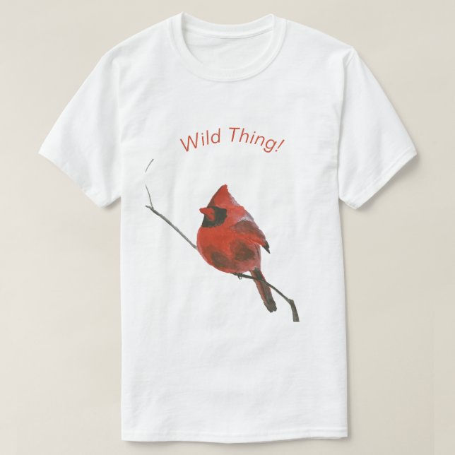 Red Cardinal T-Shirt (Design Front)