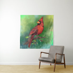 Red Cardinal Tapestry