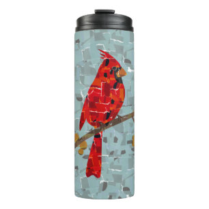Red Cardinal , the bird of Christmas Thermal Tumbler