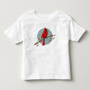 Red Cardinal , the bird of Christmas Toddler T-Shirt
