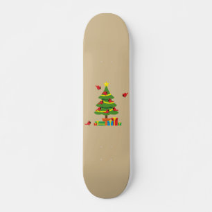 Red Cardinals - Christmas Merrier Spent Together Skateboard