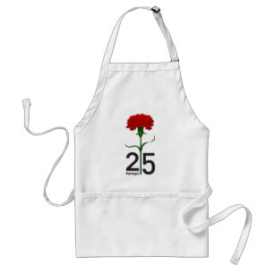Red Carnation Revolution - Portugal Standard Apron