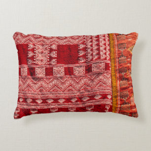 Red Carpet At Market Decorative Cushion