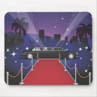 Red Carpet Celebrity Limo Mouse Pad